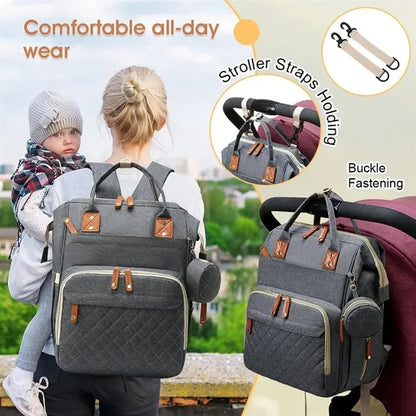 Large Capacity Waterproof Baby Diaper Bag Travel Backpack