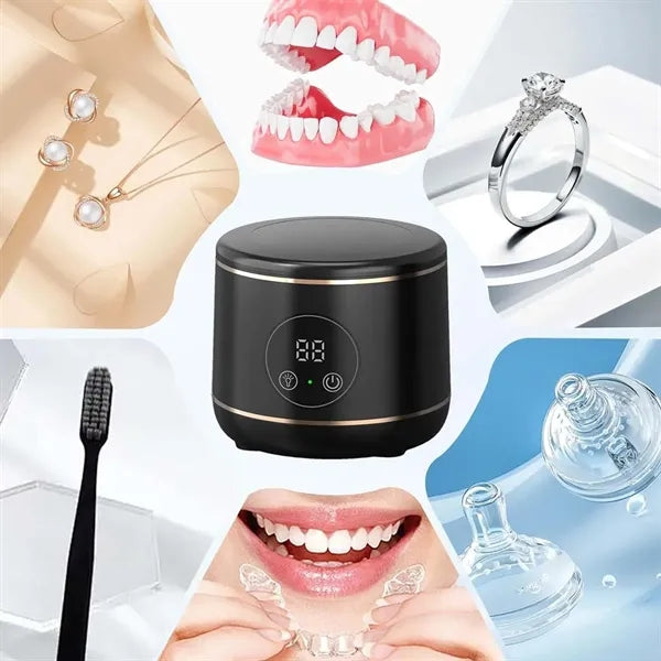 Oral dental care ultrasonic retainer invisalign cleaner