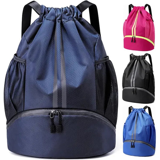 String Swim Gym Sports Drawstring Backpack Bag