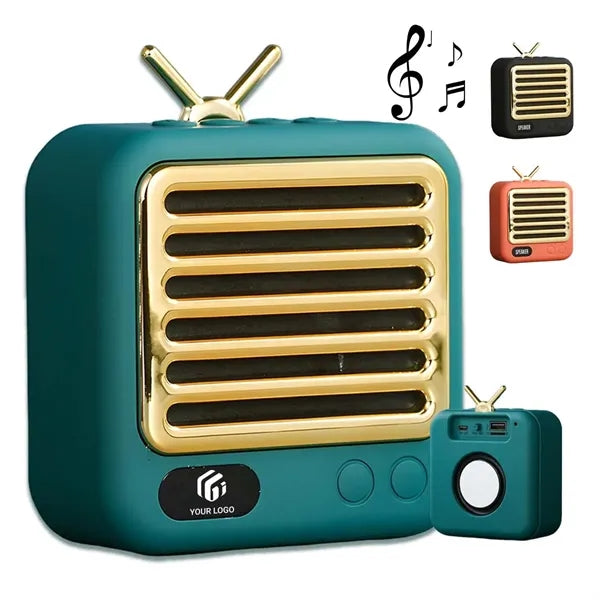 Office decor portable retro wireless bluetooth speaker