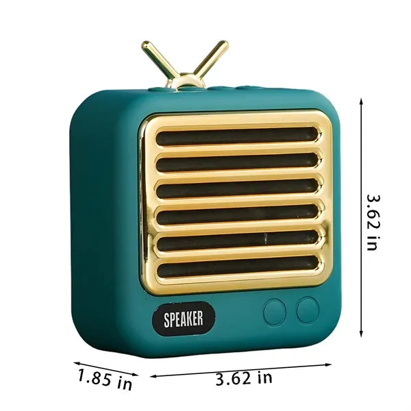 Office decor portable retro wireless bluetooth speaker