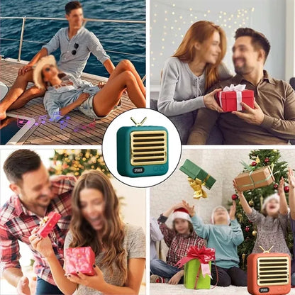 Office decor portable retro wireless bluetooth speaker