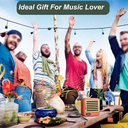 Office decor portable retro wireless bluetooth speaker