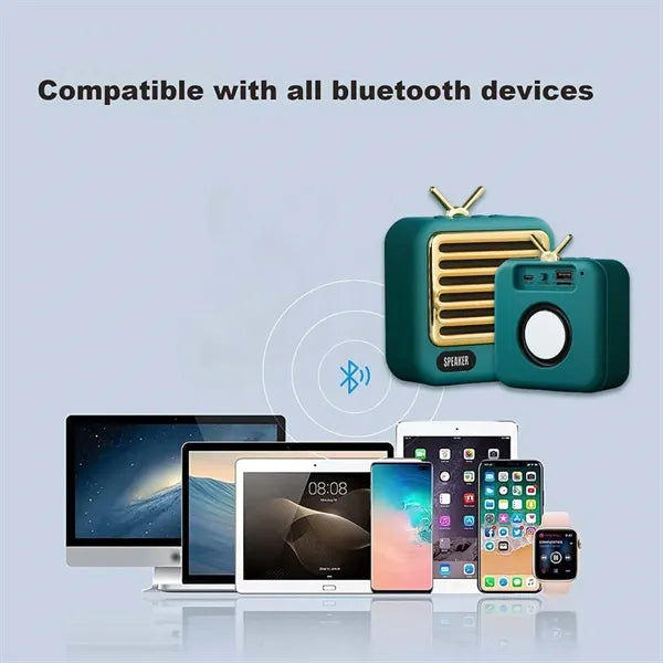 Office decor portable retro wireless bluetooth speaker