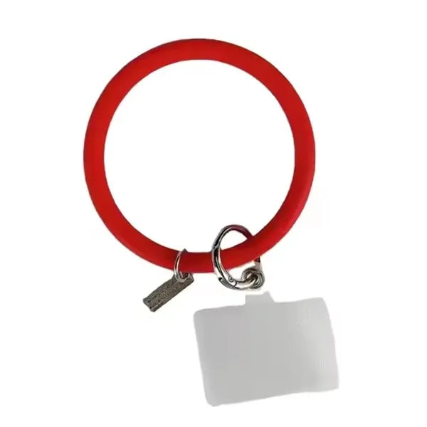Silicone Phone Lanyard Bracelet Keyring
