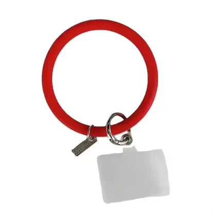 Silicone Phone Lanyard Bracelet Keyring