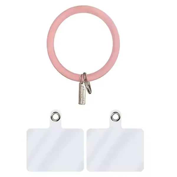 Silicone Phone Lanyard Bracelet Keyring