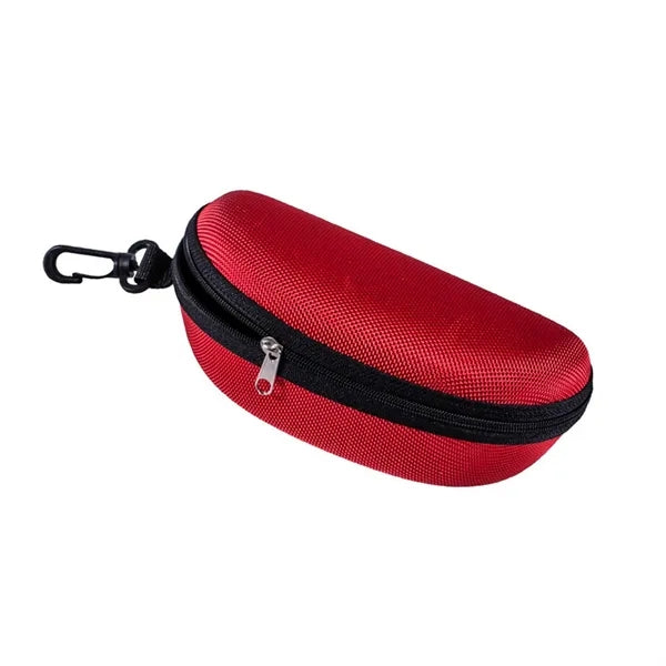 EVA Zippered Sunglasses Case with Clip