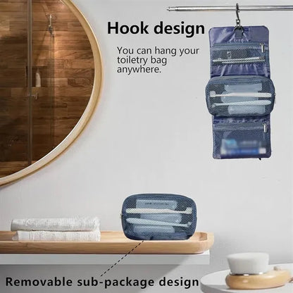 Travel Detachable Waterproof Hanging Toiletry Bag Organizer