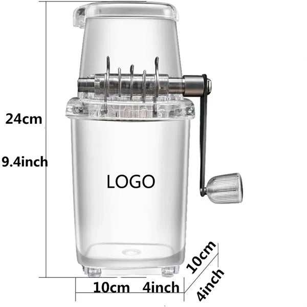 Hand Crank Driven Ice Crusher