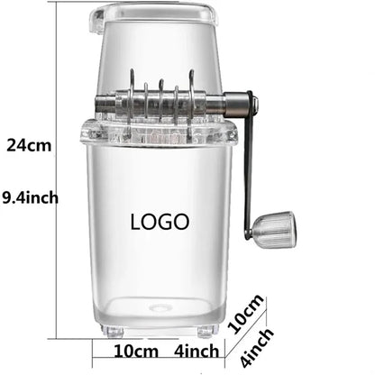 Hand Crank Driven Ice Crusher
