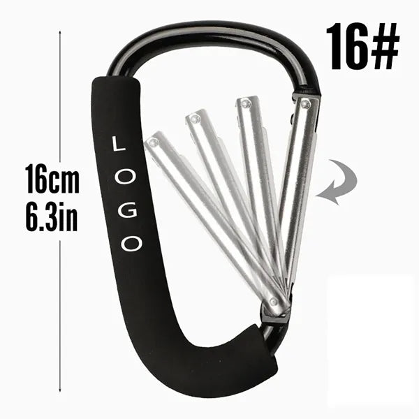 Shopping Bag Holder Large Carabiner Clips Organizer Hook