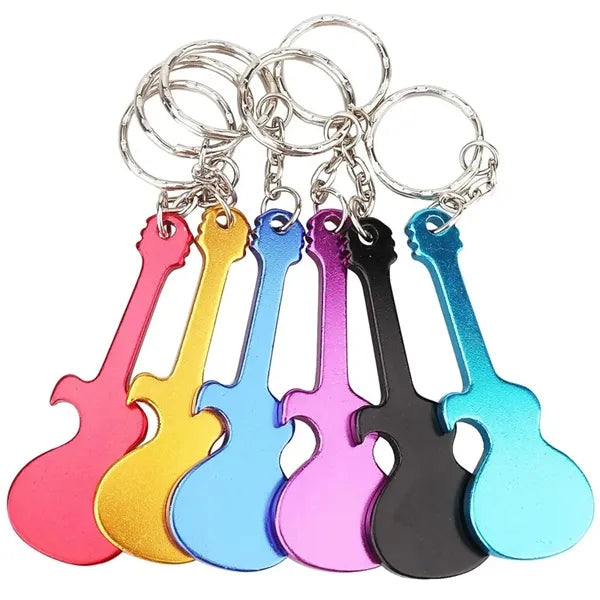 Guitar Can Opener Keychain