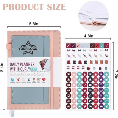 A5 Undated Weekly Monthly Goal Planner