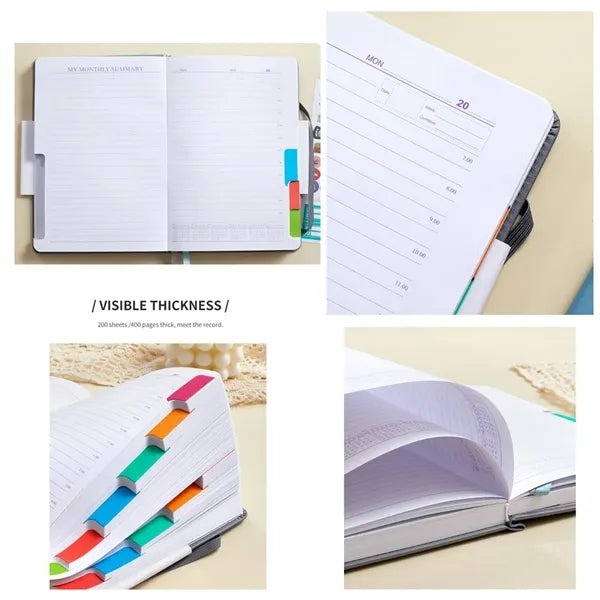 A5 Undated Weekly Monthly Goal Planner