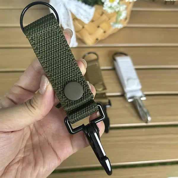 Outdoor Attach Belt Clip Webbing Backpack Strap Carabiner