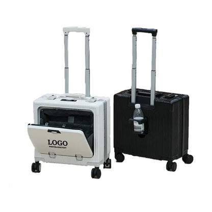 Carry On Luggage with Cup Holder and Usb Port