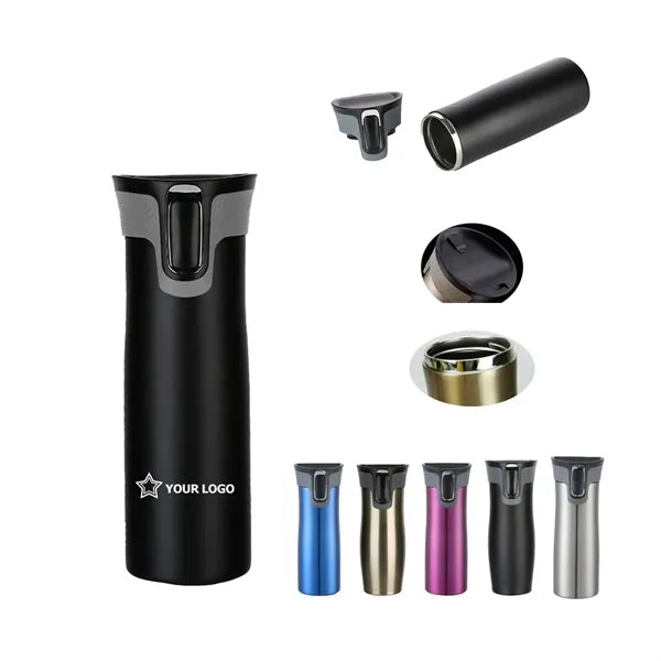 16 oz Stainless Steel Leakproof Tumbler Thermal Mug