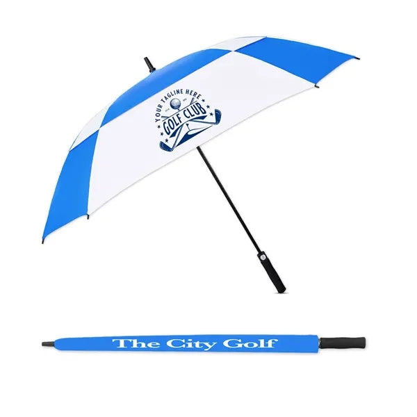 60" Arc Auto Open Windproof Square Golf Umbrella