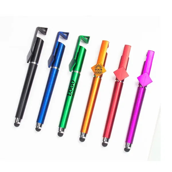 Promotional Ballpoint Pen with Stylus Tip Soft Touch Click