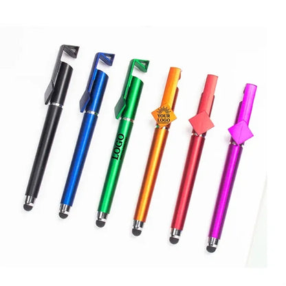 Promotional Ballpoint Pen with Stylus Tip Soft Touch Click