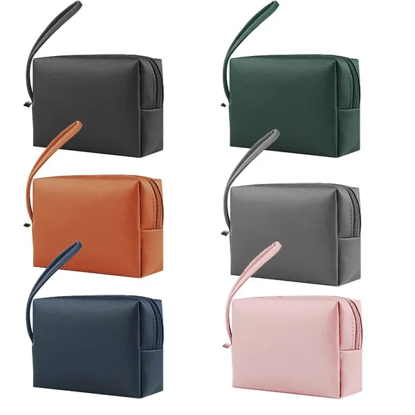 PU Leather Large Capacity Power Cord Bag