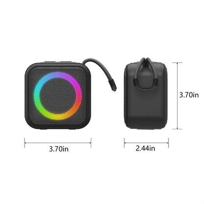 7 colorful light small home office party bluetooth speaker