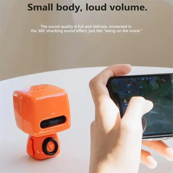 Portable Wireless Bluetooth Mini Robot Speaker