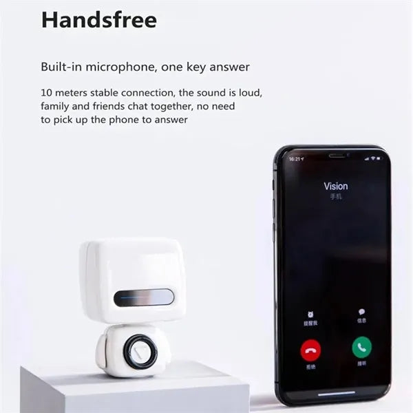 Portable Wireless Bluetooth Mini Robot Speaker