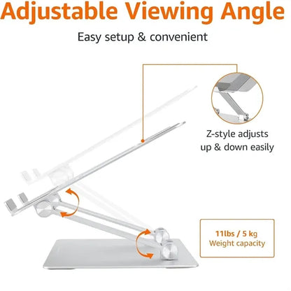 Ergonomic and Foldable Laptop Stand Adjustable