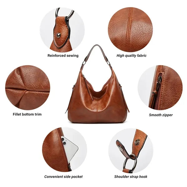 PU Leather Handbag Shoulder Bag