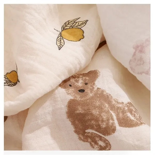 Baby Soft Muslin Thick Blanket 40''x40''