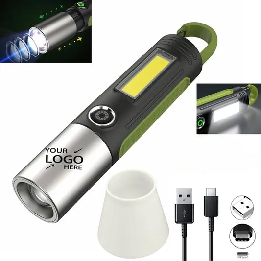 LED Flashlight Rechargeable and Camping Lantern Combo