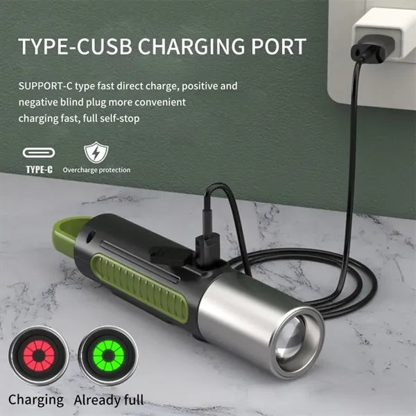 LED Flashlight Rechargeable and Camping Lantern Combo
