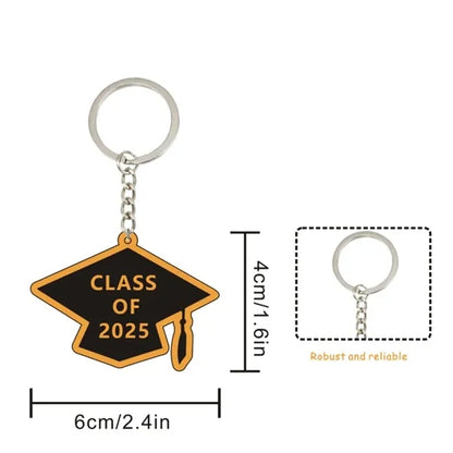2025 Acrylic Graduation Keychain Bachelor Cap Keyring