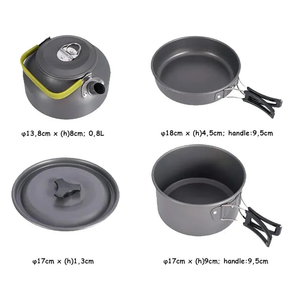 Camping Cooking Set for Backpacking