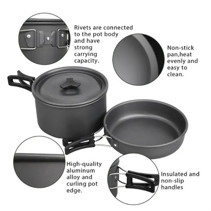 Camping Cooking Set for Backpacking