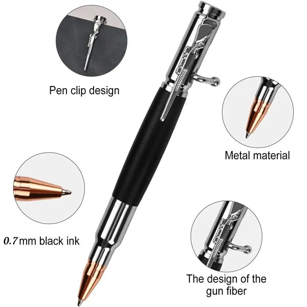 Bolt Action Metal Pen with Gift Box
