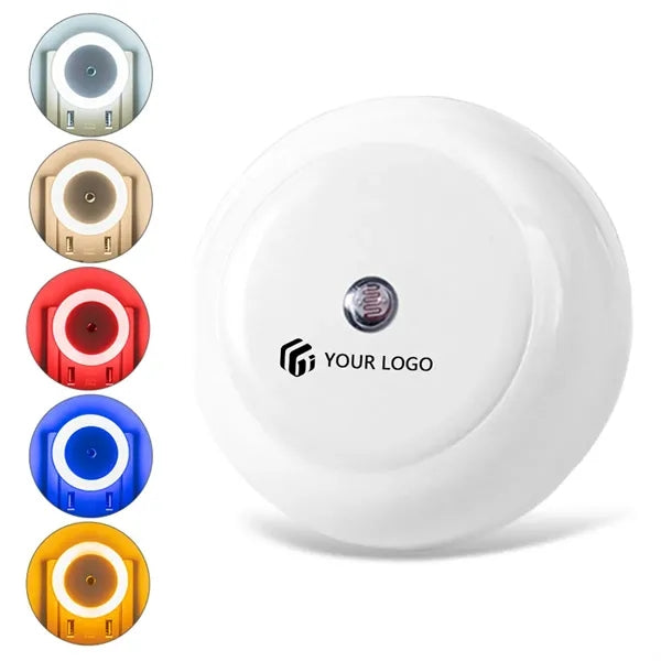 Automatic sensor plug in bedroom baby hallway night light