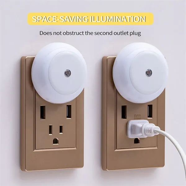 Automatic sensor plug in bedroom baby hallway night light