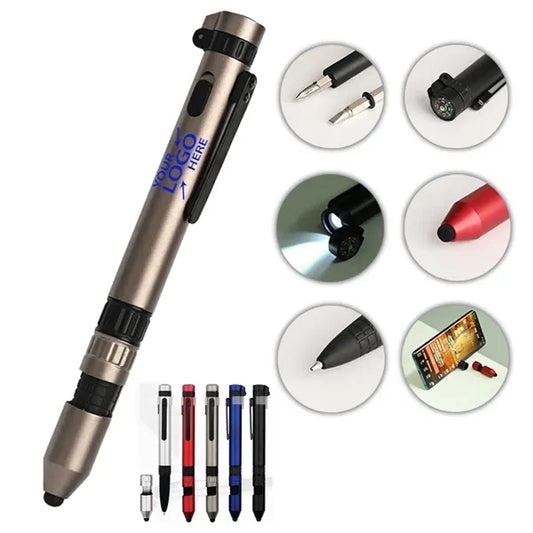 6 In 1 Touch Screen Multi Functional Tool Pen