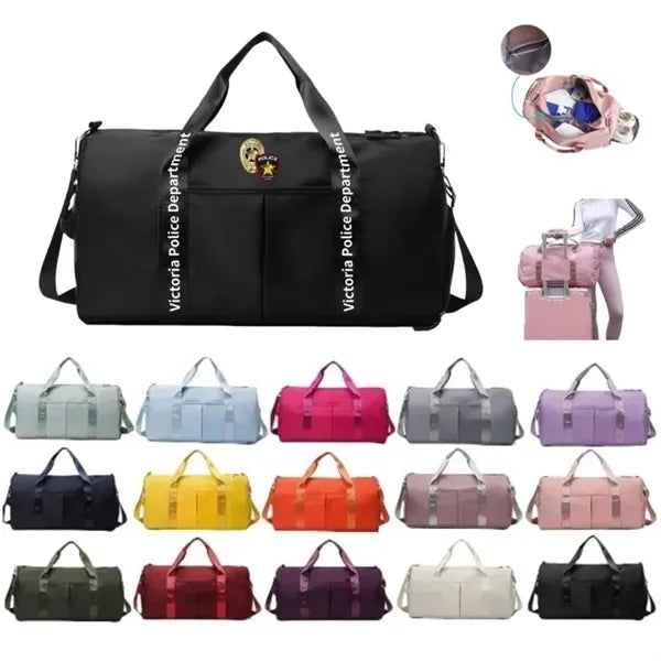 Large Capacity Oxford Cloth Travel Gym Duffel Bag