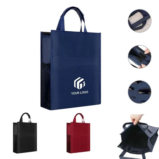 Oxford waterproof versatile file tote bag with sturdy handle