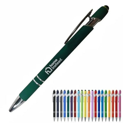 Aluminum Black Ink Stylus Ballpoint Pen MOQ 100PCS