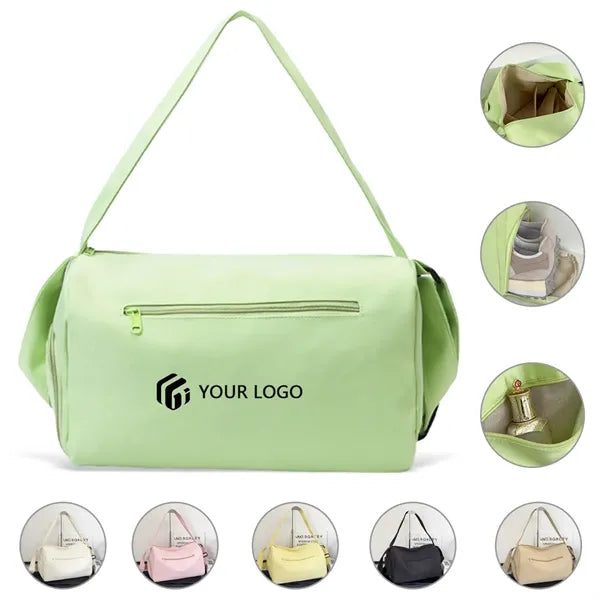 Lightweight  shoulder carry on tote travel swim gym bag