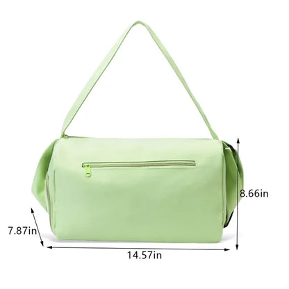 Lightweight  shoulder carry on tote travel swim gym bag
