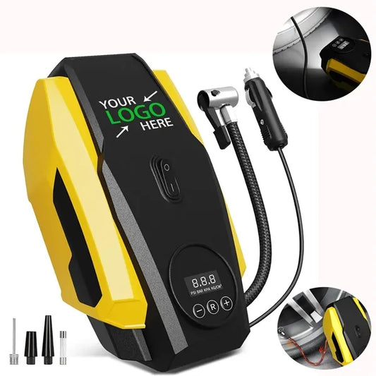 Portable Air Compressor Tire Inflator With LED Light