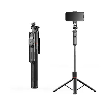 2 In 1 Telescopic Rotating Selfie Stick Tripod