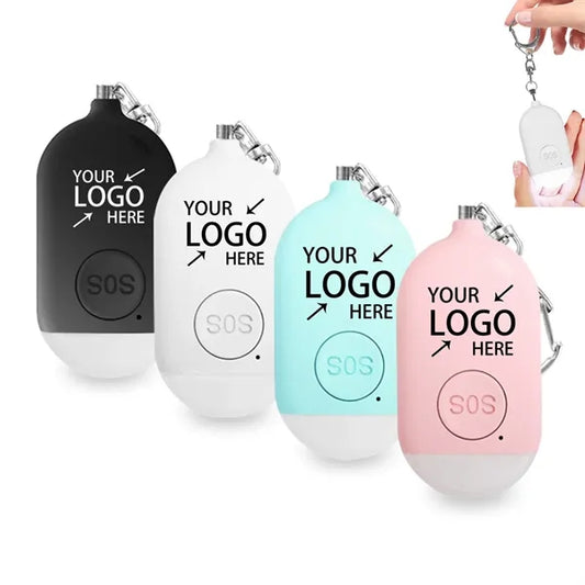 Portable Rechargeable Emergency Safety Alarm Keychain