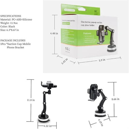 Suction Cup Phone Holder Desk Stand